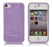 TPU Case iPhone 4S glitter purple