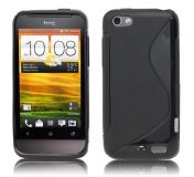 TPU S-Line HTC ONE V black