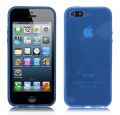 TPU iPhone 5 Transparent Blau