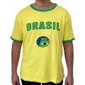 T-Shirt Brasilien gelb