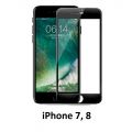 5D Panzerglas - iPhone 7, 8 Schwarz